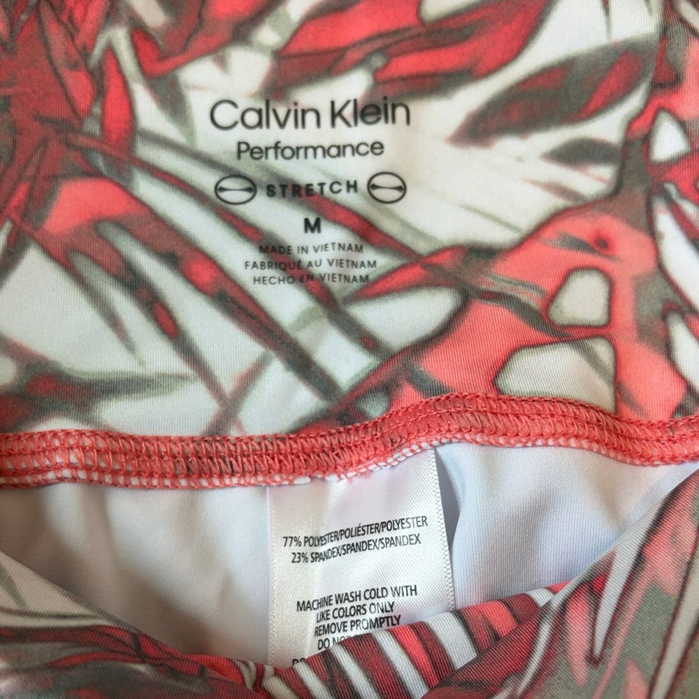 NWT CALVIN KLEIN High Waist Crop Tight Medium - Picture 3 of 4